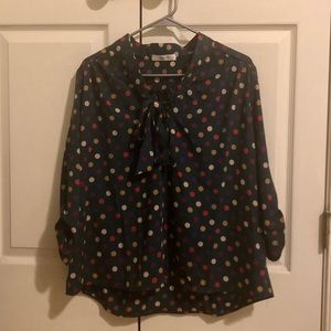ModCloth Jessy B polka dot blouse — NWOT!